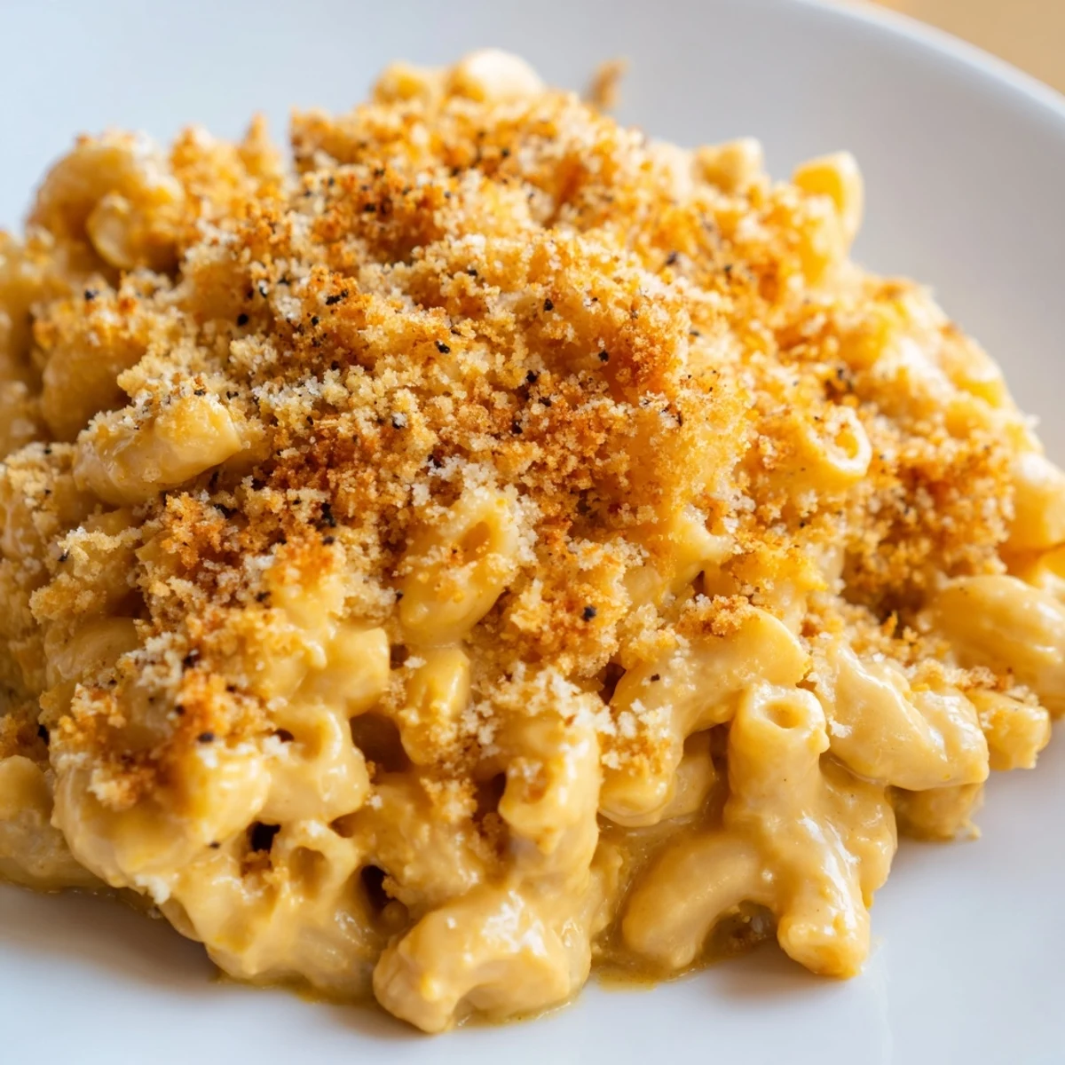 Warm, creamy Vegan Butternut Squash Mac and Cheese, perfect for a comforting weeknight meal.