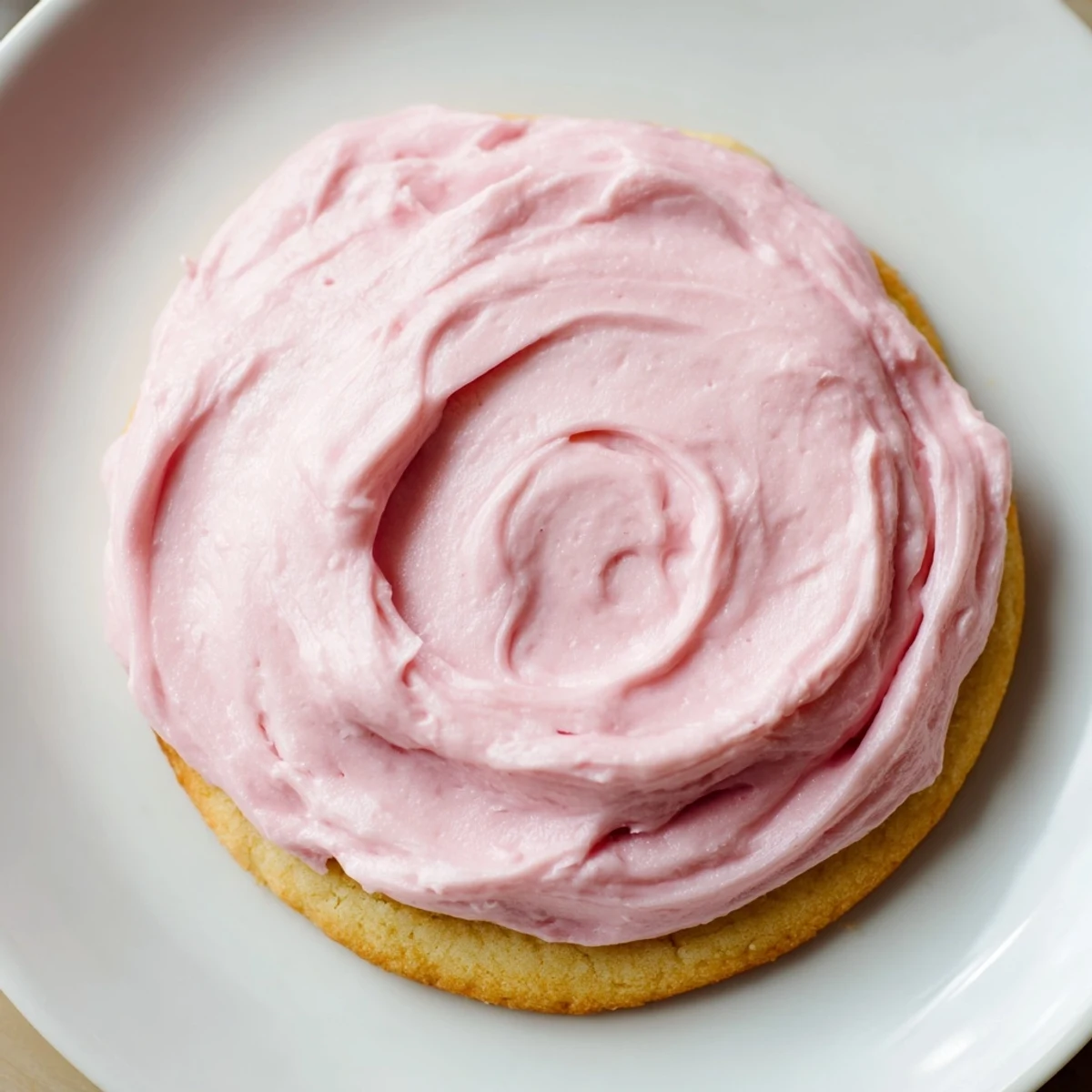 Crumbl Sugar Cookies featuring thick, soft centers with vibrant pink almond frosting, ready for a party dessert table.