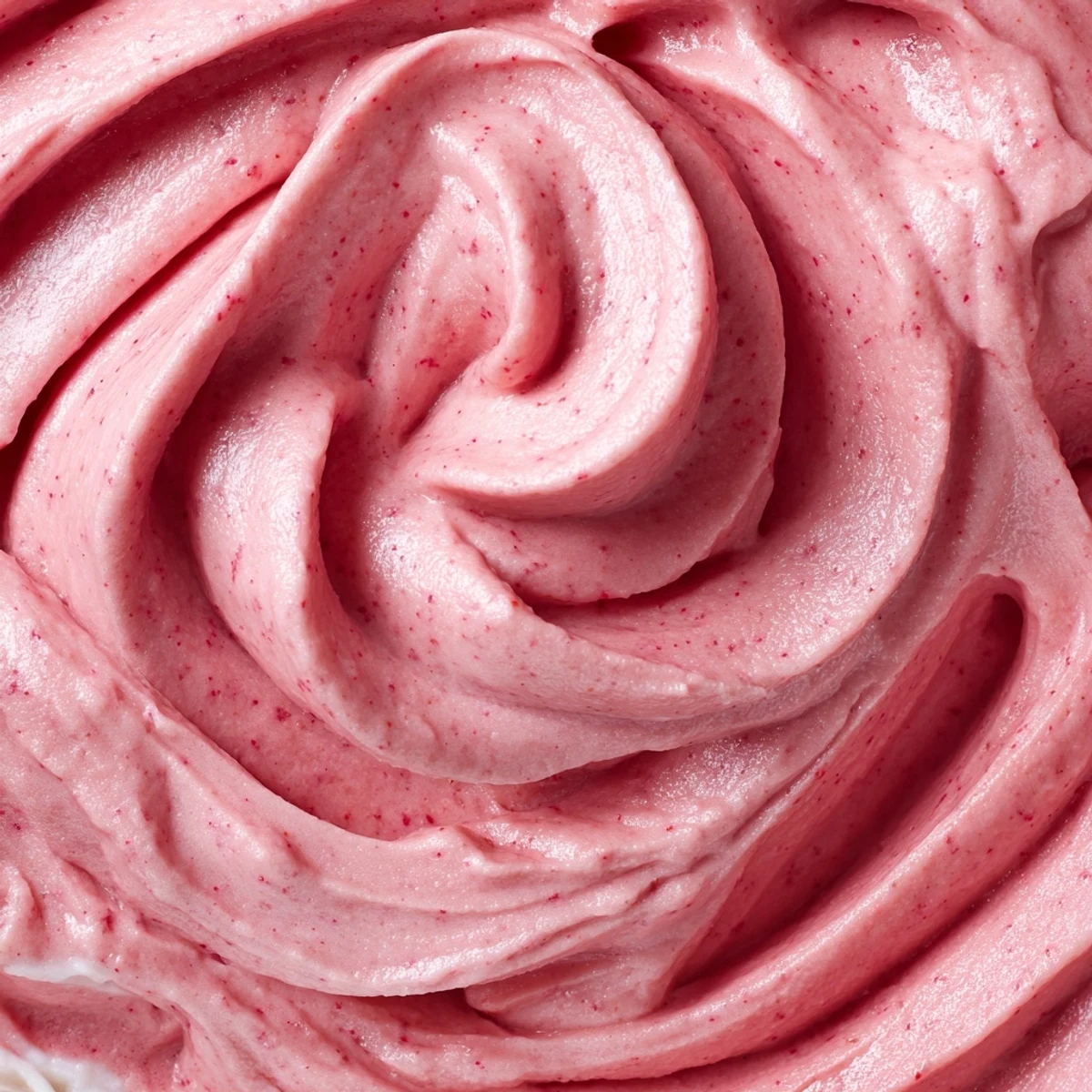 Vegan frozen strawberry Dole Whip delight scooped into a crisp waffle cone topped with fresh berries