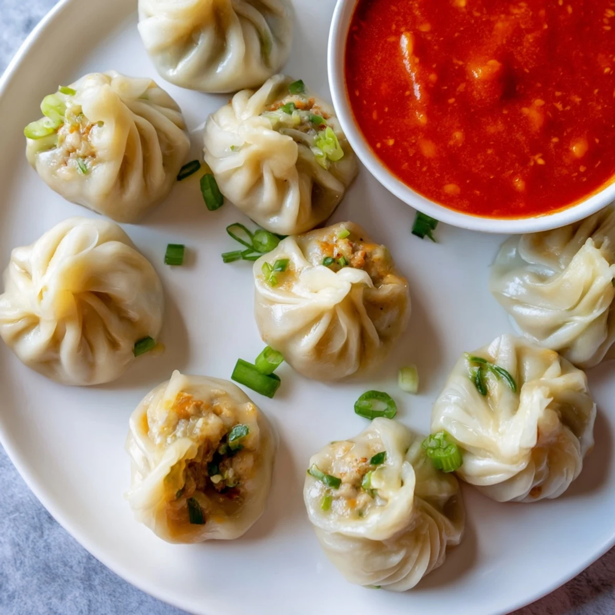 Nepali Momo Steamed Dumplings