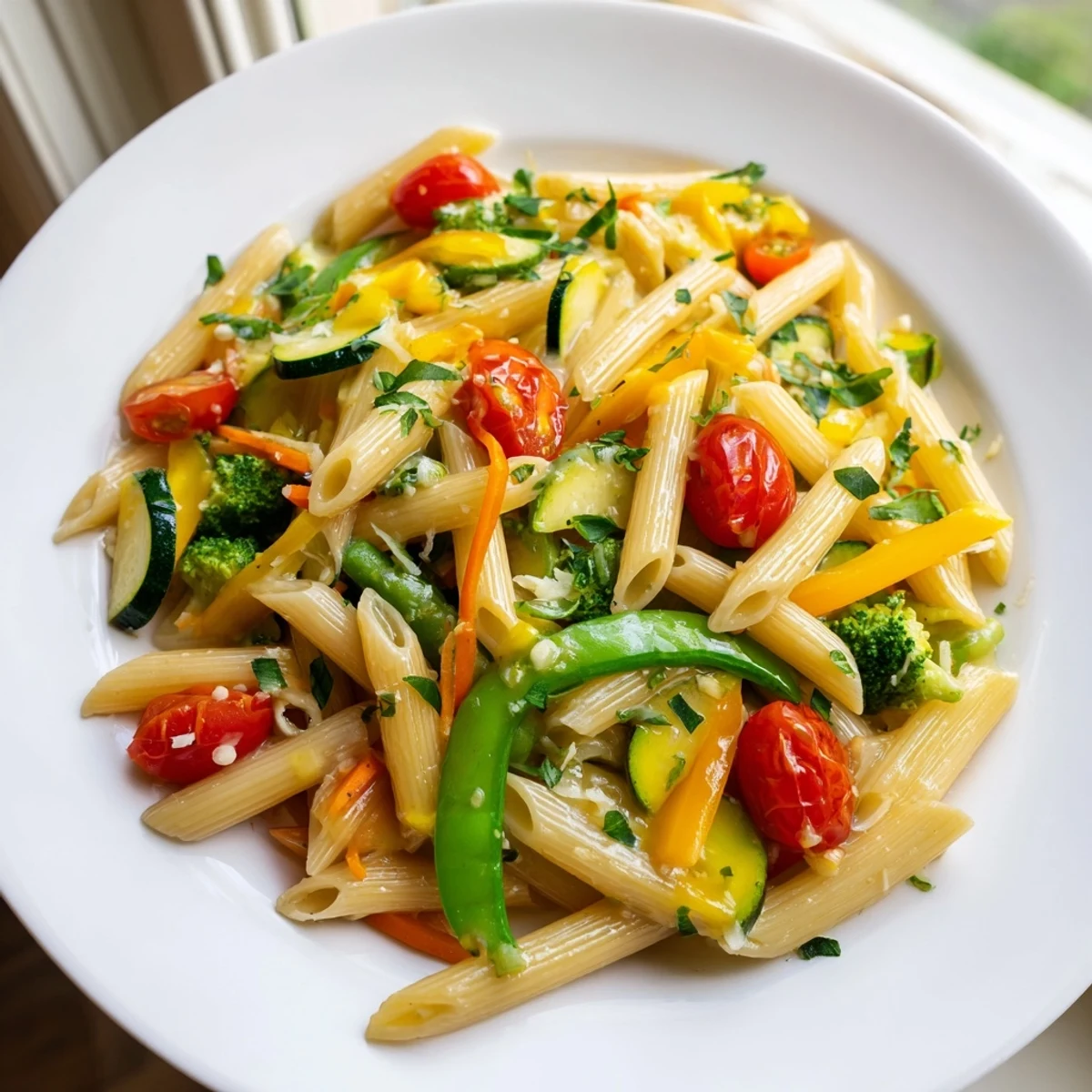 Pasta Primavera Italian Vegetables