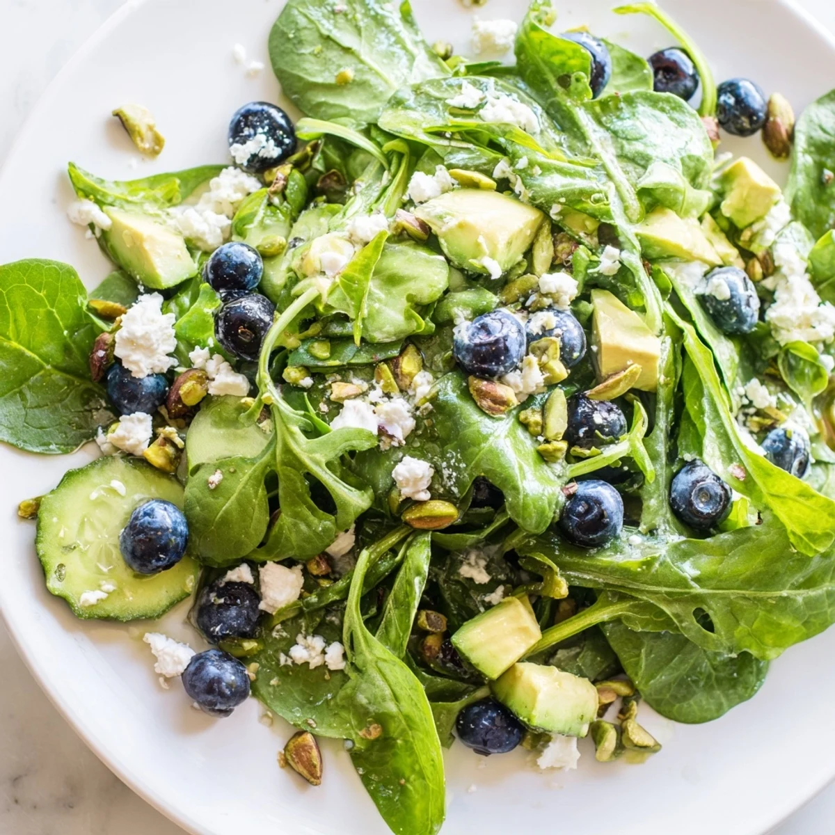 Blueberry Pistachio Spring Salad