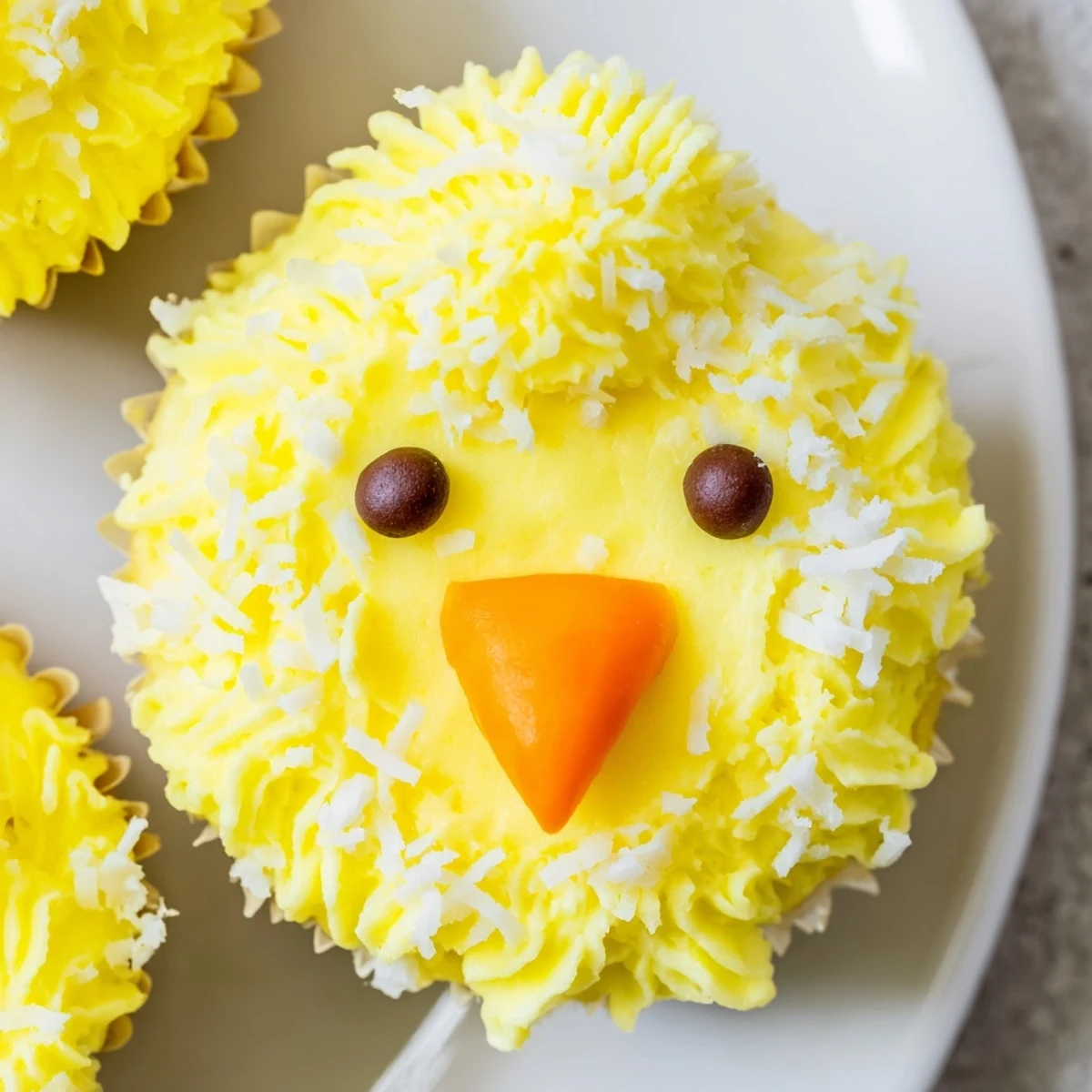 Easter Chick Cupcakes