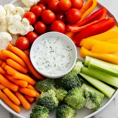 Veggie Tray with Ranch Dip