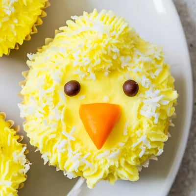 Easter Chick Cupcakes