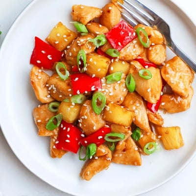 Hawaiian Chicken Pineapple Glaze